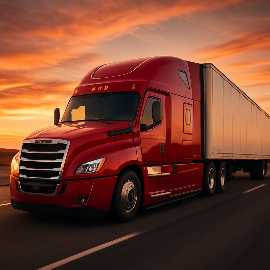 Fortress Logistics semi-truck traveling down an open highway